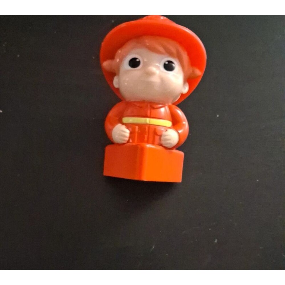 Moonbug CoComelon JJ Firefighter Toy Figure Red Uniform Helmet